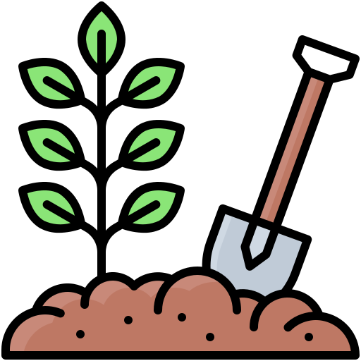 Obras de jardinería